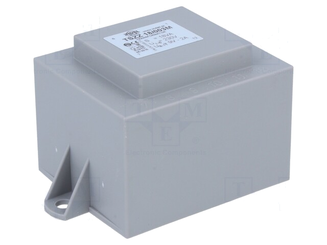 Transformator: ingegoten; 18VA; 230VAC; 9V; 2A; PCB; IP00; A: 52mm