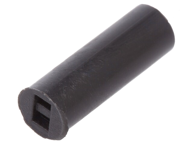 Afstandbus; LED; ØLED: 5mm; L: 15mm; zwart; UL94V-2
