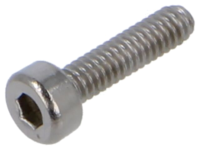 Schroef; M2x8; 0,4; Kop: cilinder; binnenzeskant; HEX 1,5mm