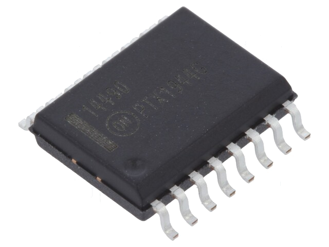 IC: digitaal; contact bounce eliminator; CMOS; 3÷18VDC; SMD; SO16