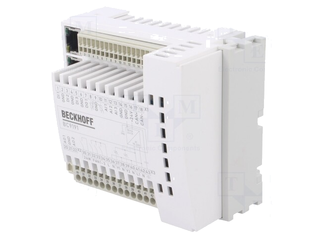 Module: afstelbare regelaar PLC; OUT: 8; IN: 8; OUT 1: relais; IP20