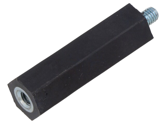 Isolatiebus; Int.schroefdraad: M5; L: 45mm; UL94V-0; Mat: polyester