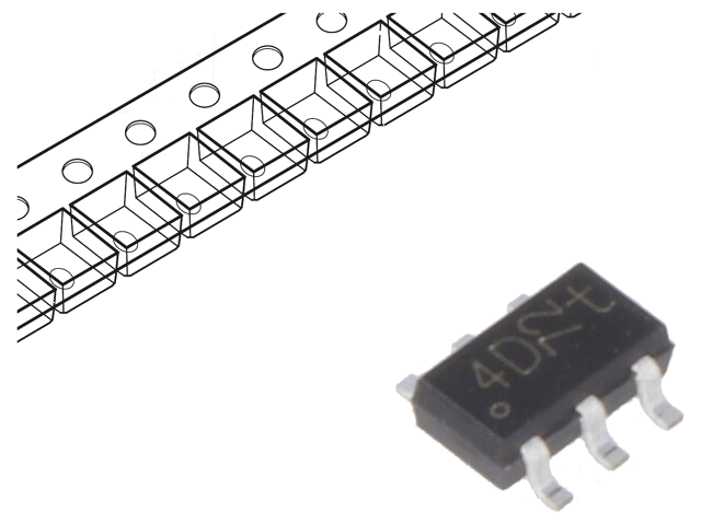 Diode: TVS netwerk; 7,5V; eenrichtings-; SC74,SOT457,TSOP6