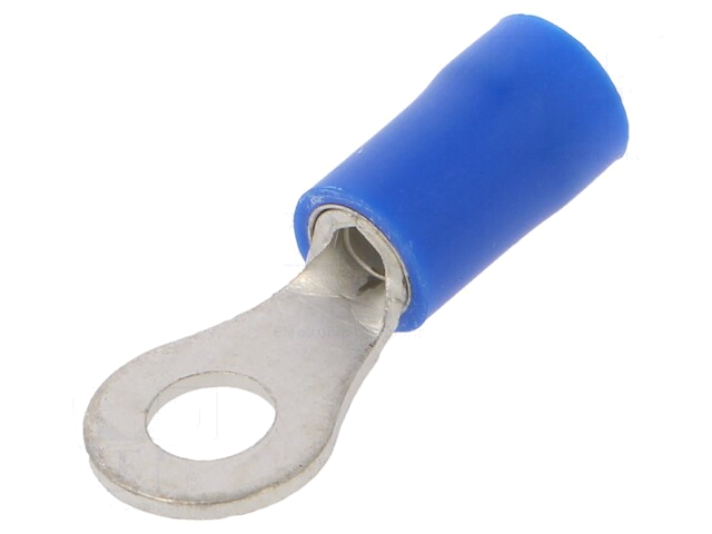 Uiteinde: oog; M4; Ø: 4,3mm; 1,5÷2,5mm2; klemmen; voor draad; blauw