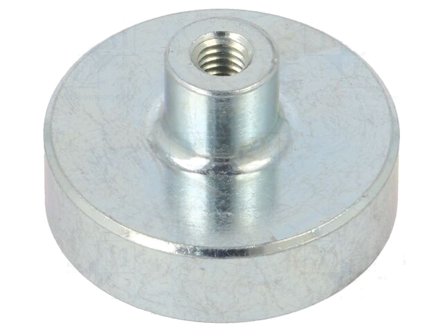 Magneet: vast; samarium, kobalt; 150N; Ø: 25mm; H: 14mm; staal