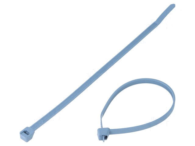 Kabelbinder; met metaal; L: 186mm; W: 4,8mm; polyamide; 222N