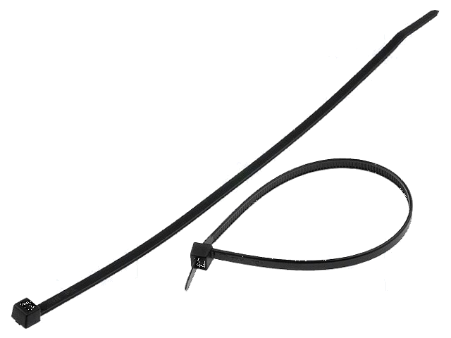 Kabelbinder; L: 210mm; W: 4,7mm; polyamide; 355N; zwart; Ømax: 55mm