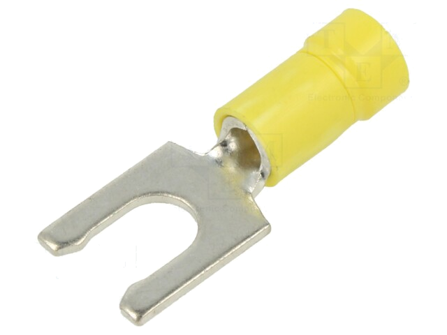 Uiteinde: vork; Ø: 6mm; 4÷6mm2; klemmen; voor draad; geïsoleerd