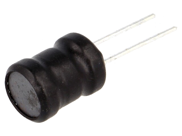 Smoorspoel: draadgewonden; THT; 1mH; 450mA; 1,26Ω; ±10%; verticaal