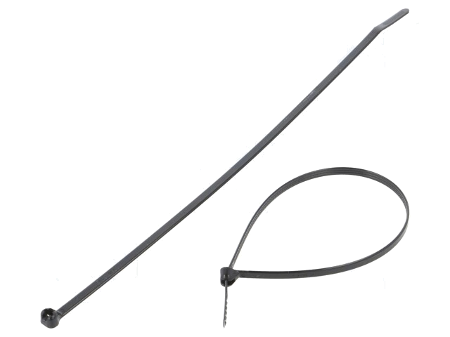 Kabelbinder; met metalen sluiting; L: 203mm; W: 3,6mm; polyamide