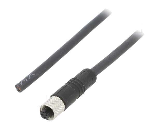 Connector: M5; stekker; 707; vrouwelijk; PIN: 3; niet afgeschermd