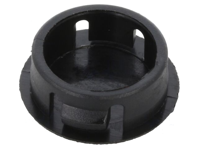 Afsluitdopje; H: 6,4mm; indrukken,sluiting; Flensdiam: 15,1mm