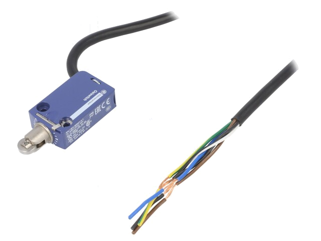 Eindschakelaar; metalen rol Ø11,6mm; NO + NC; 6A; max.250VAC