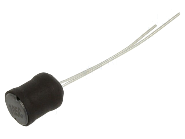 Smoorspoel: draadgewonden; THT; 1mH; 330mA; 2,1Ω; ±10%; Ø9,5x13,5mm