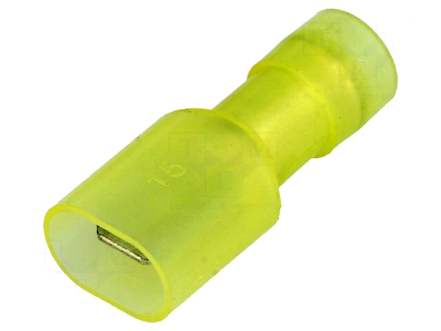Connector: vlak; 6,3mm; 0,8mm; mannelijk; 4÷6mm2; klemmen; vertind