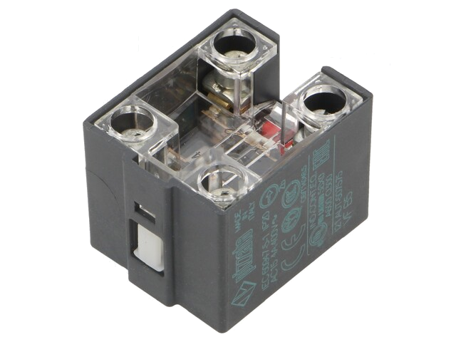 Contactblok; NO + NC; 10A; max.400VAC; max.250VDC; -40÷80°C