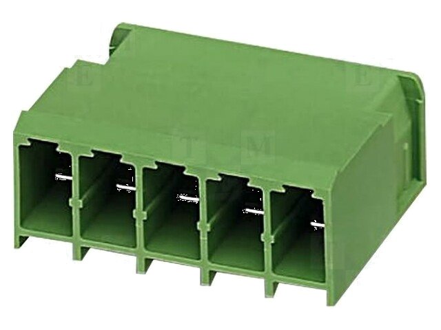 Ontkoppelbare terminal strip; 7,62mm; banen: 6; hoek van 90 °