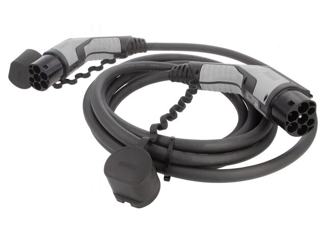 Kabel: eMobility; 1x0,5mm2,5x6mm2; 26,6kW; GB/T,Type 2; 5m; 32A