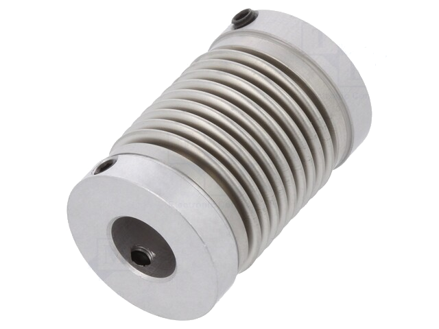 Koppeling; Ø1: 10mm; Ø2: 8mm; aluminium,roestvrij staal; -30÷120°C