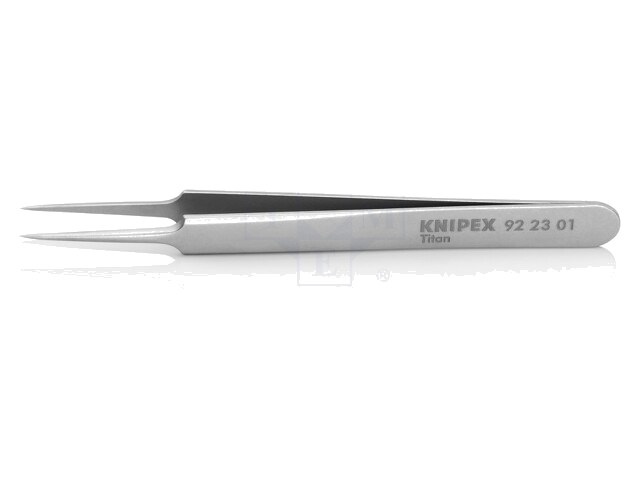 Pincet; 110mm; Bladen: smal; De vorm van de punt: scherp