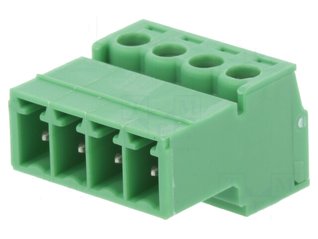 Ontkoppelbare terminal strip; 3,81mm; banen: 4; recht; stekker