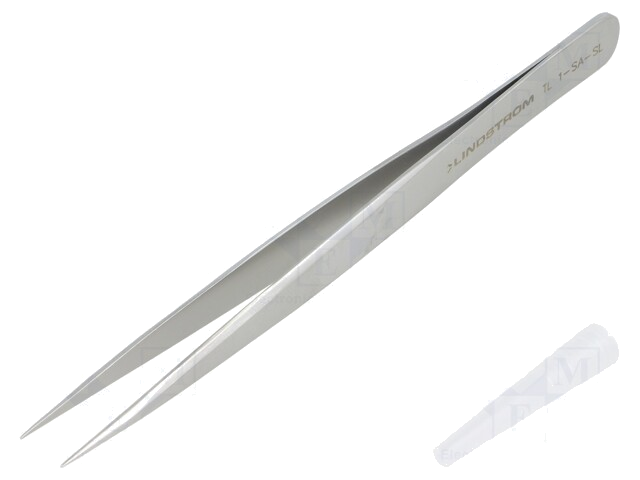 Pincet; 120mm; Bladen: smal; De vorm van de punt: scherp