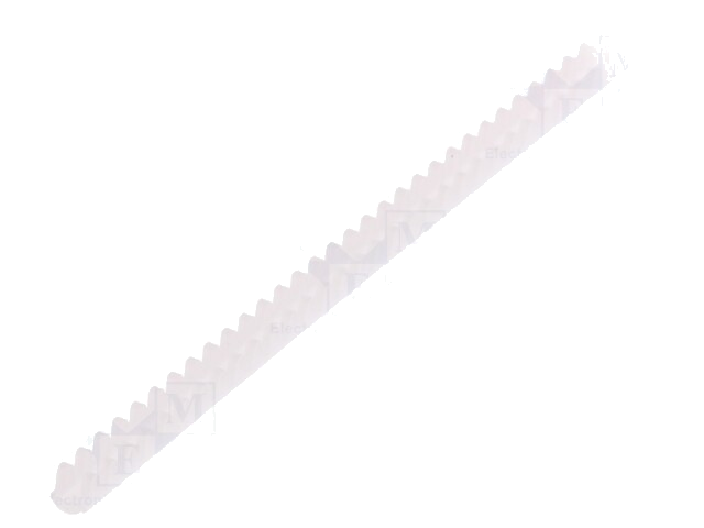 Randbescherming; polyamide; L: 30,5m; natuurlijk; H: 3,6mm; W: 3,8mm