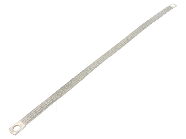 Vlechtwerk; tape; 10mm2; Ø1: 8,5mm; Ø2: 8,5mm; L: 0,3m; -20÷125°C