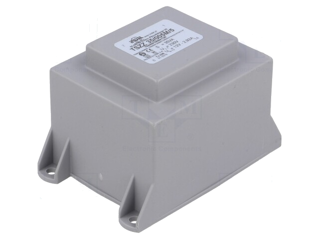 Transformator: ingegoten; 35VA; 230VAC; 12V; 2,91A; PCB; IP00