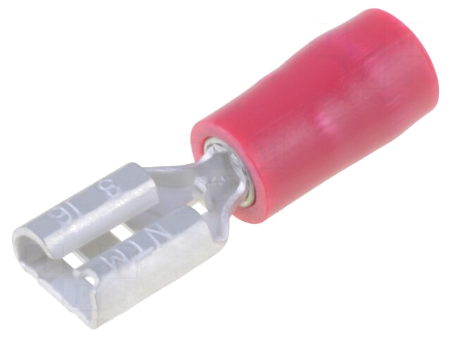 Connector: vlak; 4,8mm; 0,8mm; vrouwelijk; 0,75÷1,25mm2; klemmen