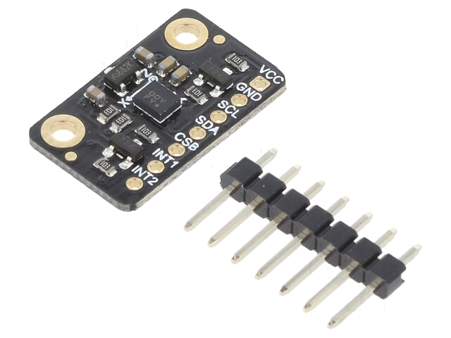 Sensor: positie; accelerometer,magnetisch veld,giroscoop; I2C