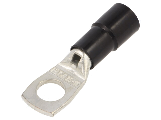 Uiteinde: buis; M10; Ø: 10,5mm; 25mm2; klemmen; voor draad; vertind