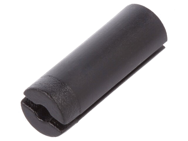 Afstandbus; LED; ØLED: 5mm; L: 17mm; zwart; UL94V-2