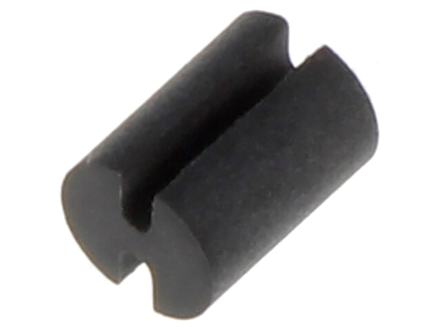 Afstandbus; LED; Øext: 3,7mm; ØLED: 3mm; L: 5mm; zwart; UL94V-0
