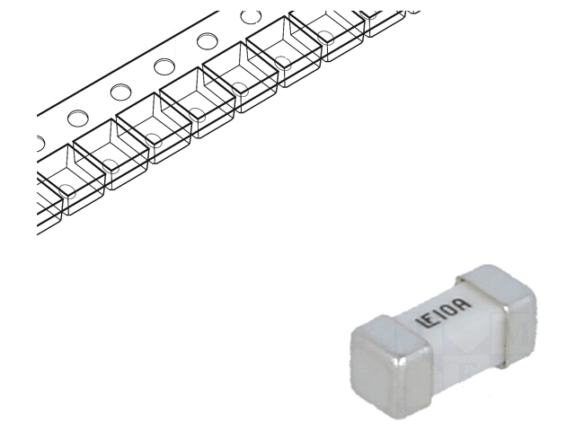 Zekering: smeltveiligheid; super snel; 10A; 125VAC; 125V; 125VDC