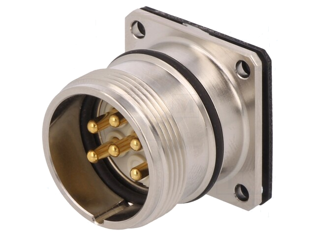 Connector: M23; contact; 623; mannelijk; PIN: 6; niet afgeschermd