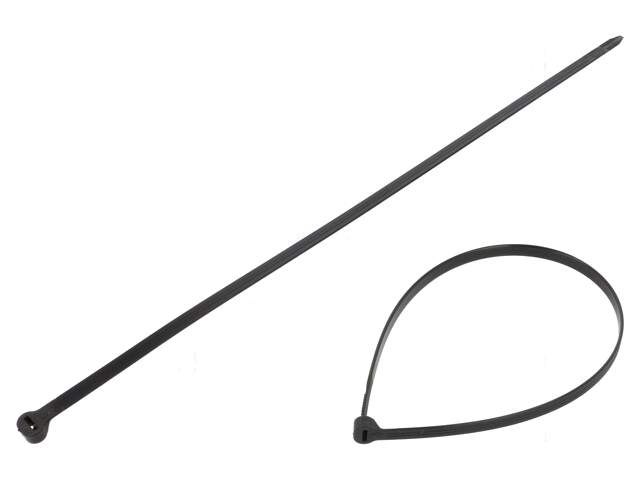 Kabelbinder; met metalen sluiting; L: 370mm; W: 7,6mm; polyamide