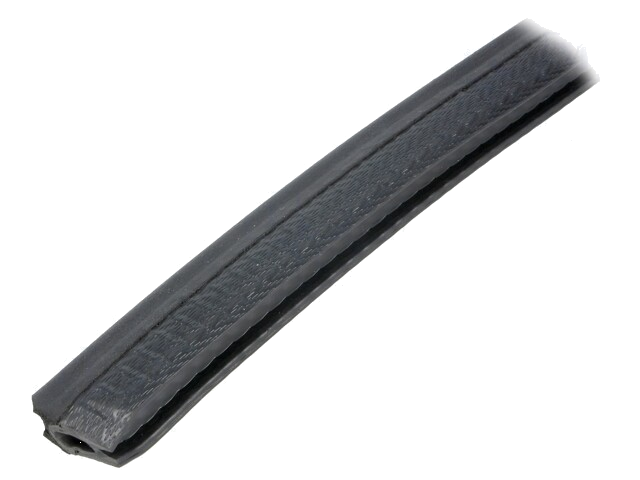 Randbescherming; L: 10m; zwart; H: 21mm; W: 10mm; D.paneel: 1÷4mm