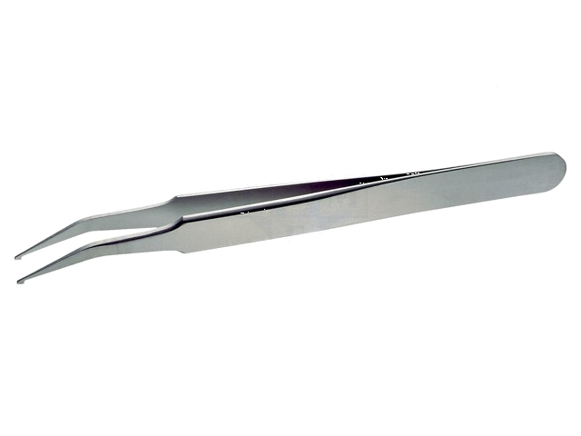 Pincet; 120mm; Bladen: gebogen; SMD