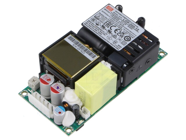 Voedingseenheid: schakelende; open; 200W; 113÷370VDC; 80÷264VAC