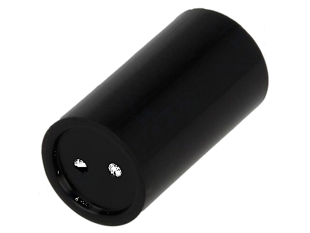Afstandbus; LED; Øext: 7,5mm; ØLED: 5mm; L: 12mm; zwart