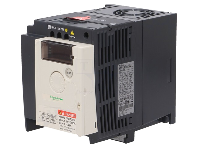 Invertor; Max.motorvermogen: 2,2kW; Uvoed: 200÷240VAC; op de muur