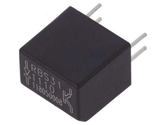 Sensor: kantelen; ±35°; -25÷85°C; OUT: SPST-NO; 3,3÷5VDC; verticaal