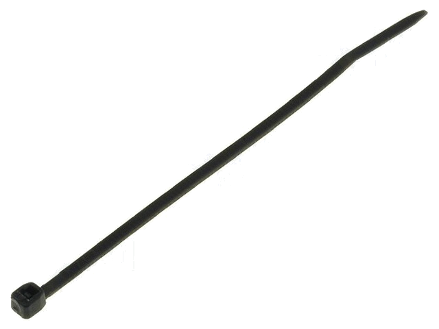 Kabelbinder; L: 71mm; W: 1,6mm; polyamide; zwart; Ømax: 11mm