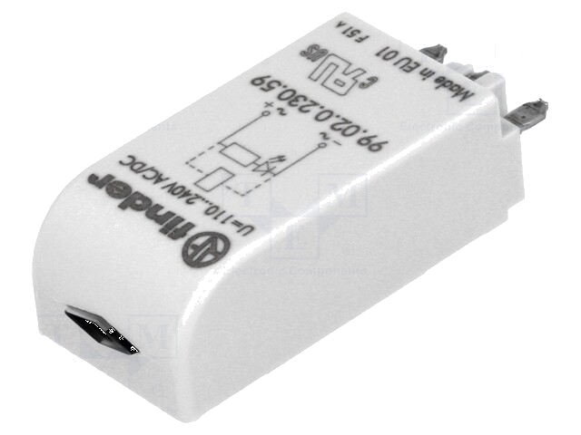 Signaalmodule; socket; Signalering: LED; Kleur: groen; 110÷240VDC