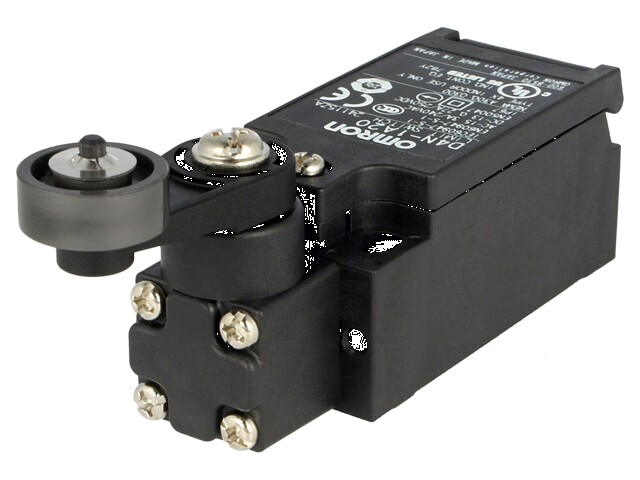 Eindschakelaar; hendel R 26mm, roller van kunststof Ø17,5mm