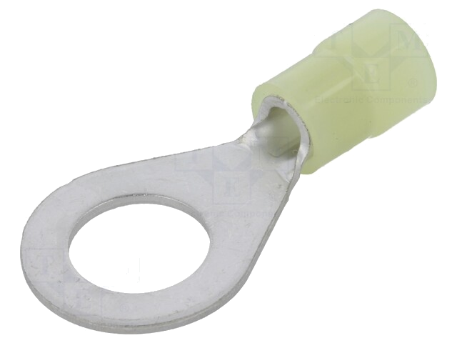 Uiteinde: oog; M10; Ø: 10,5mm; 2,5÷6mm2; klemmen; voor draad; geel