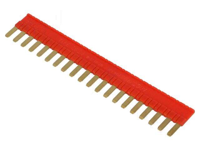 Verbindingsbrug; 36A; Elektr.aansl: Push-in; OEM: 2608954; rood