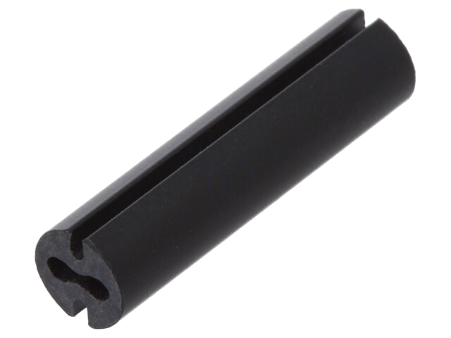 Afstandbus; LED; Øext: 4,8mm; ØLED: 3mm; L: 19mm; zwart; UL94V-0