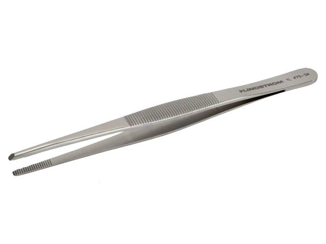 Pincet; 135mm; De vorm van de punt: afgeronde; Type pincet: recht